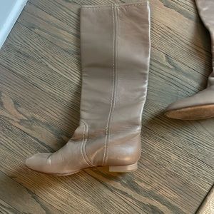 Valentino  tall boot size 38.5 taupe color.